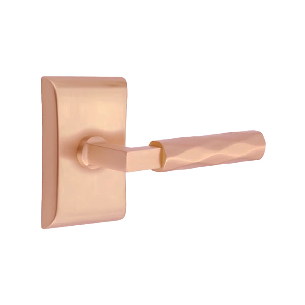 Emtek L-Square Tribeca Door Lever with Neos Rosette