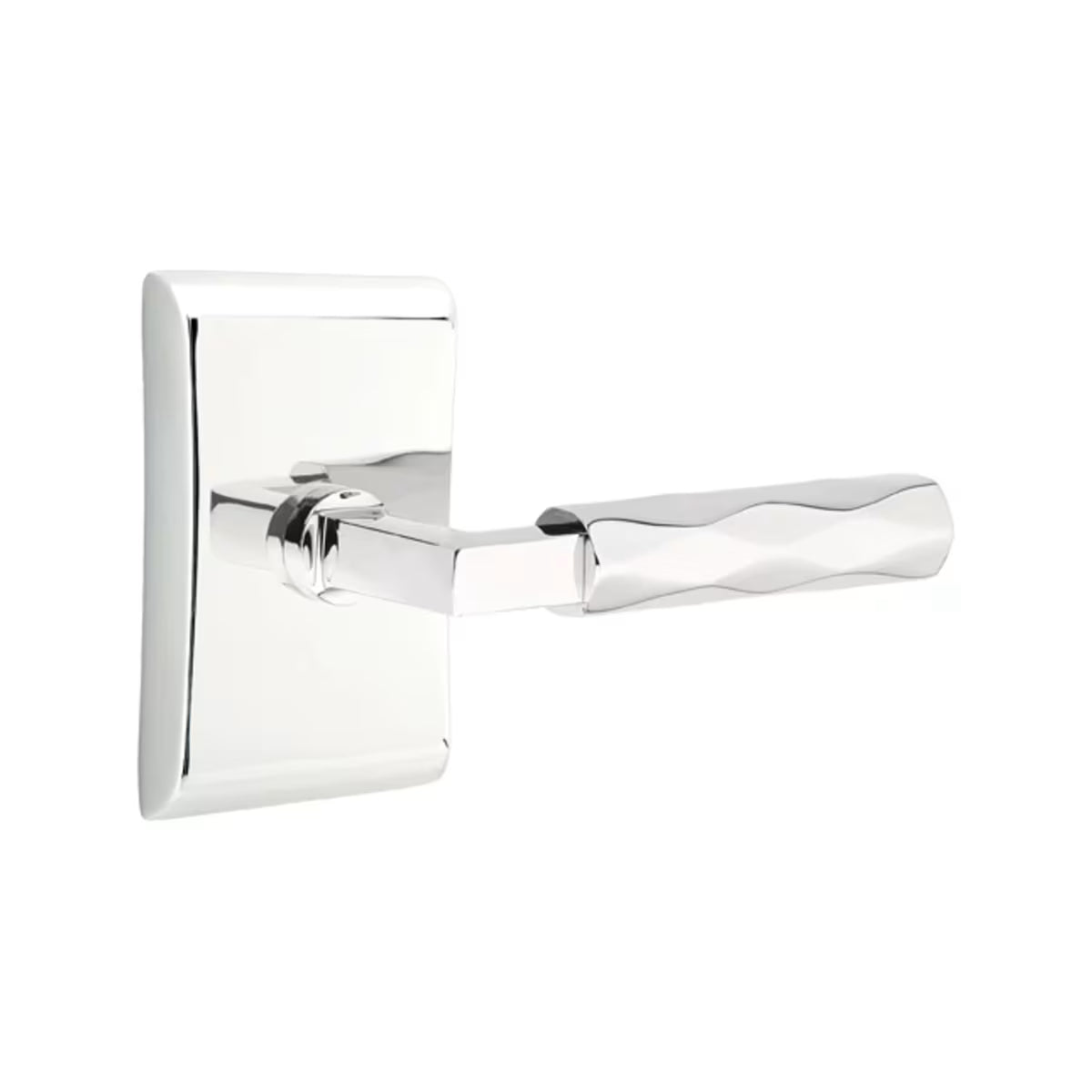 Emtek L-Square Tribeca Door Lever with Neos Rosette