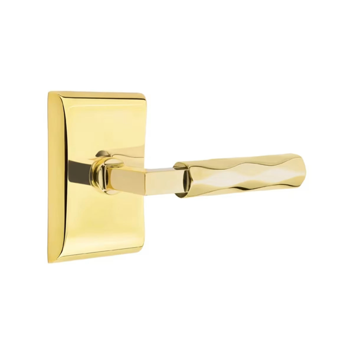 Emtek L-Square Tribeca Door Lever with Neos Rosette