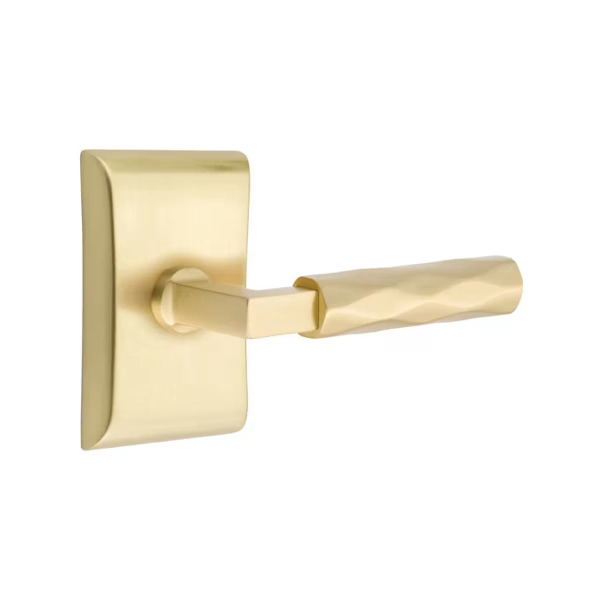 Emtek L-Square Tribeca Door Lever with Neos Rosette