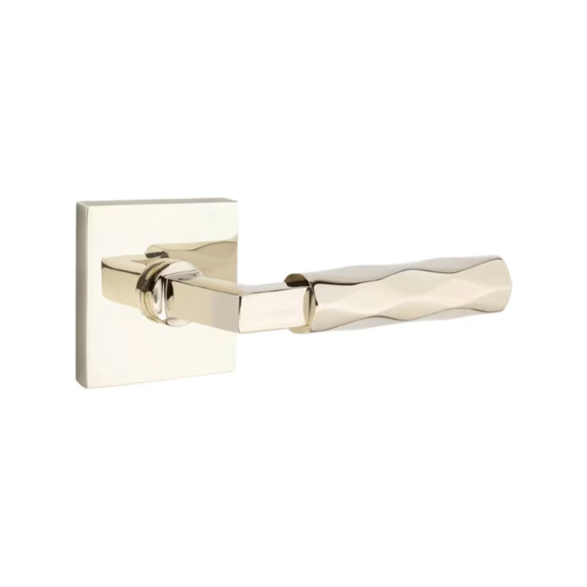 Emtek L-Square Tribeca Door Lever with Square Rosette
