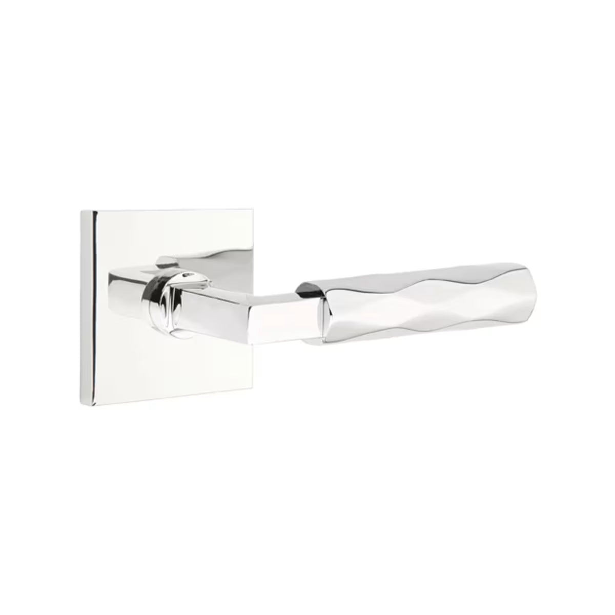 Emtek L-Square Tribeca Door Lever with Square Rosette