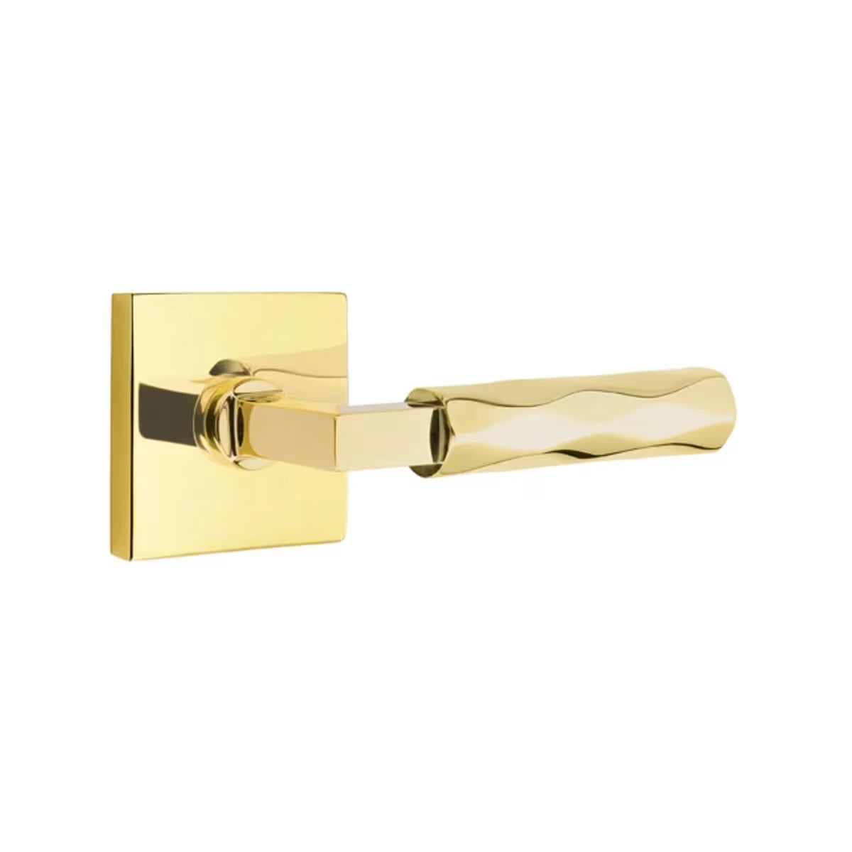 Emtek L-Square Tribeca Door Lever with Square Rosette