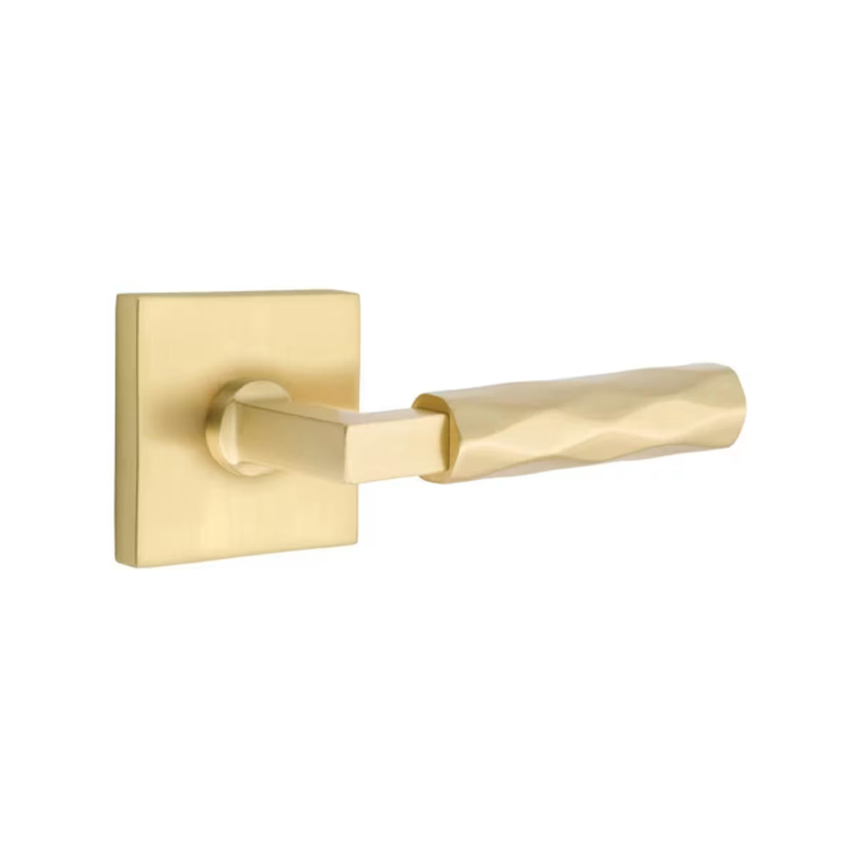 Emtek L-Square Tribeca Door Lever with Square Rosette