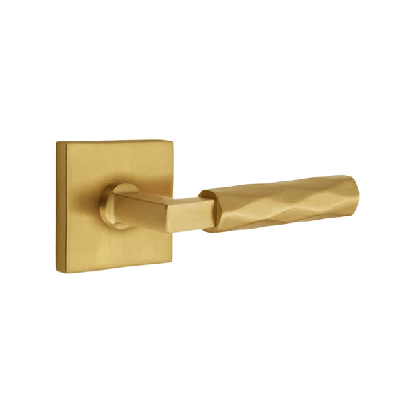 Emtek L-Square Tribeca Door Lever with Square Rosette