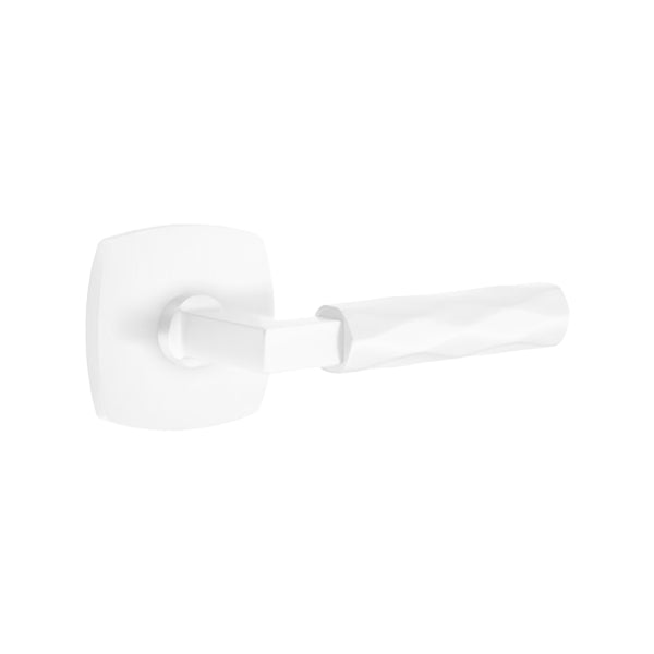Emtek L-Square Tribeca Door Lever with Urban Rosette