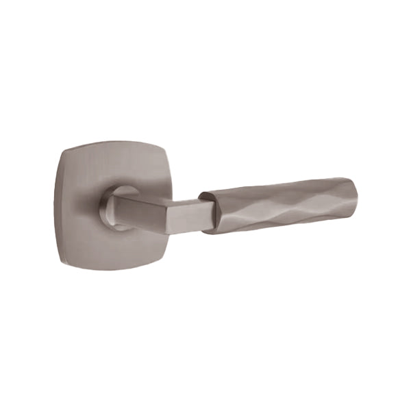 Emtek L-Square Tribeca Door Lever with Urban Rosette