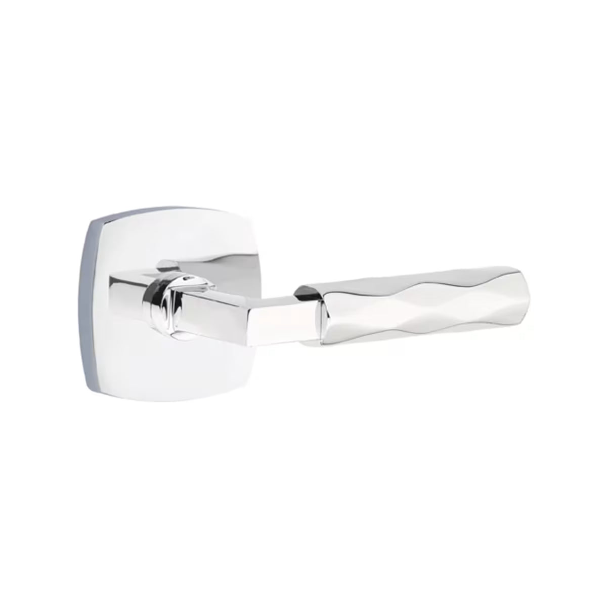 Emtek L-Square Tribeca Door Lever with Urban Rosette