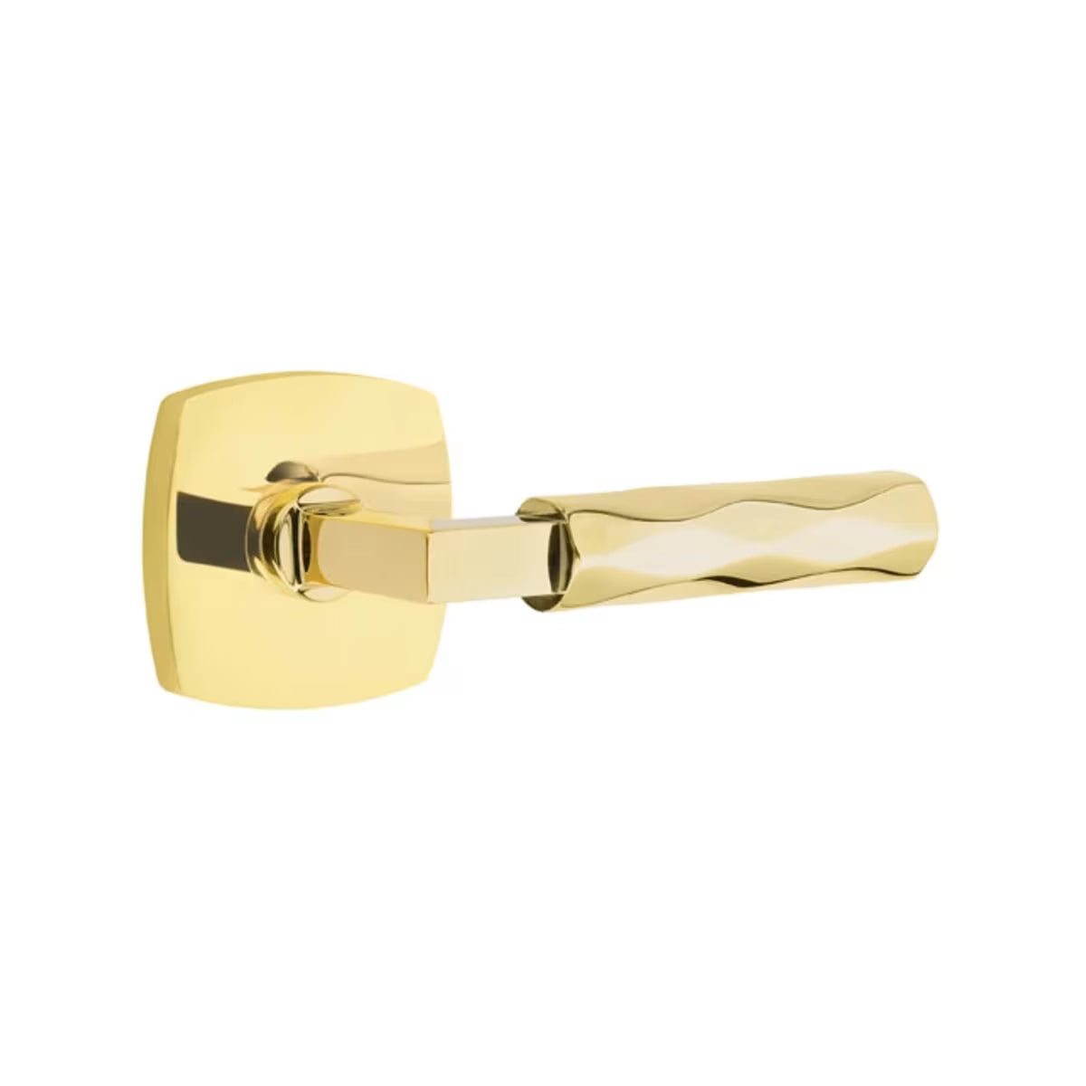 Emtek L-Square Tribeca Door Lever with Urban Rosette