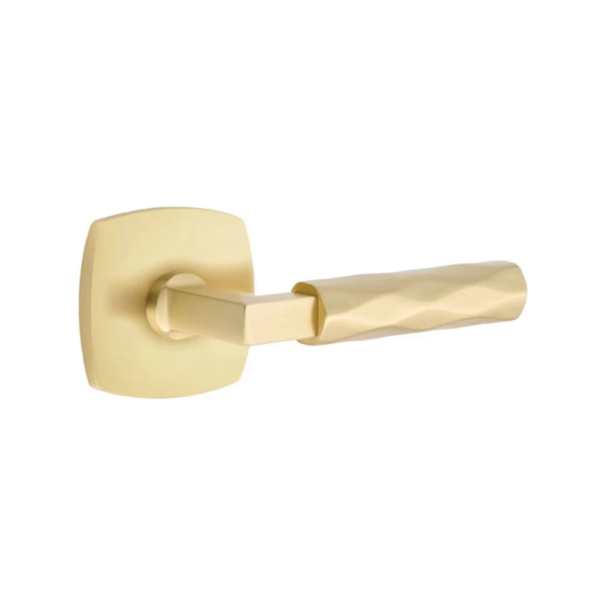 Emtek L-Square Tribeca Door Lever with Urban Rosette