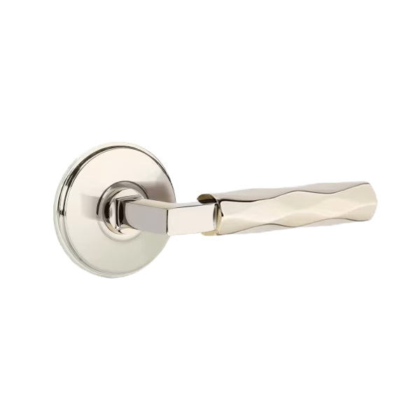 Emtek L-Square Tribeca Door Lever with Watford Rosette