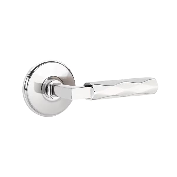 Emtek L-Square Tribeca Door Lever with Watford Rosette