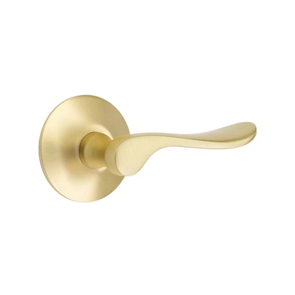 Emtek Luzern Interior Mortise Lever with Modern Rosette