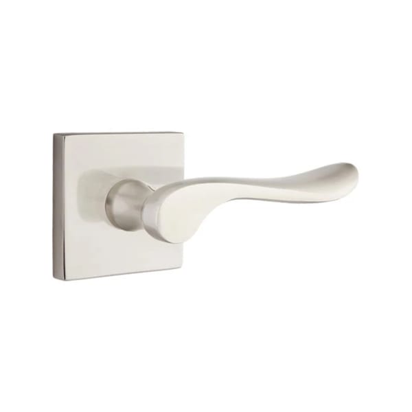 Emtek Luzern Interior Mortise Lever with Square Rosette