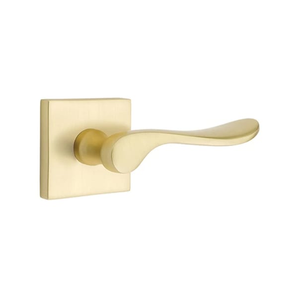 Emtek Luzern Interior Mortise Lever with Square Rosette