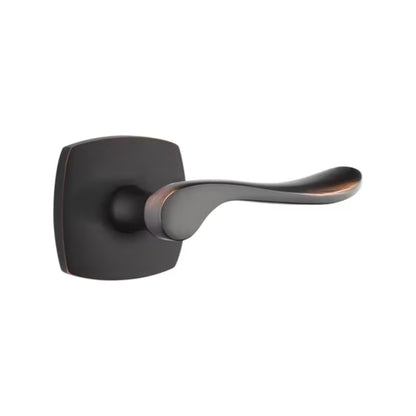 Emtek Luzern Interior Mortise Lever with Urban Rosette