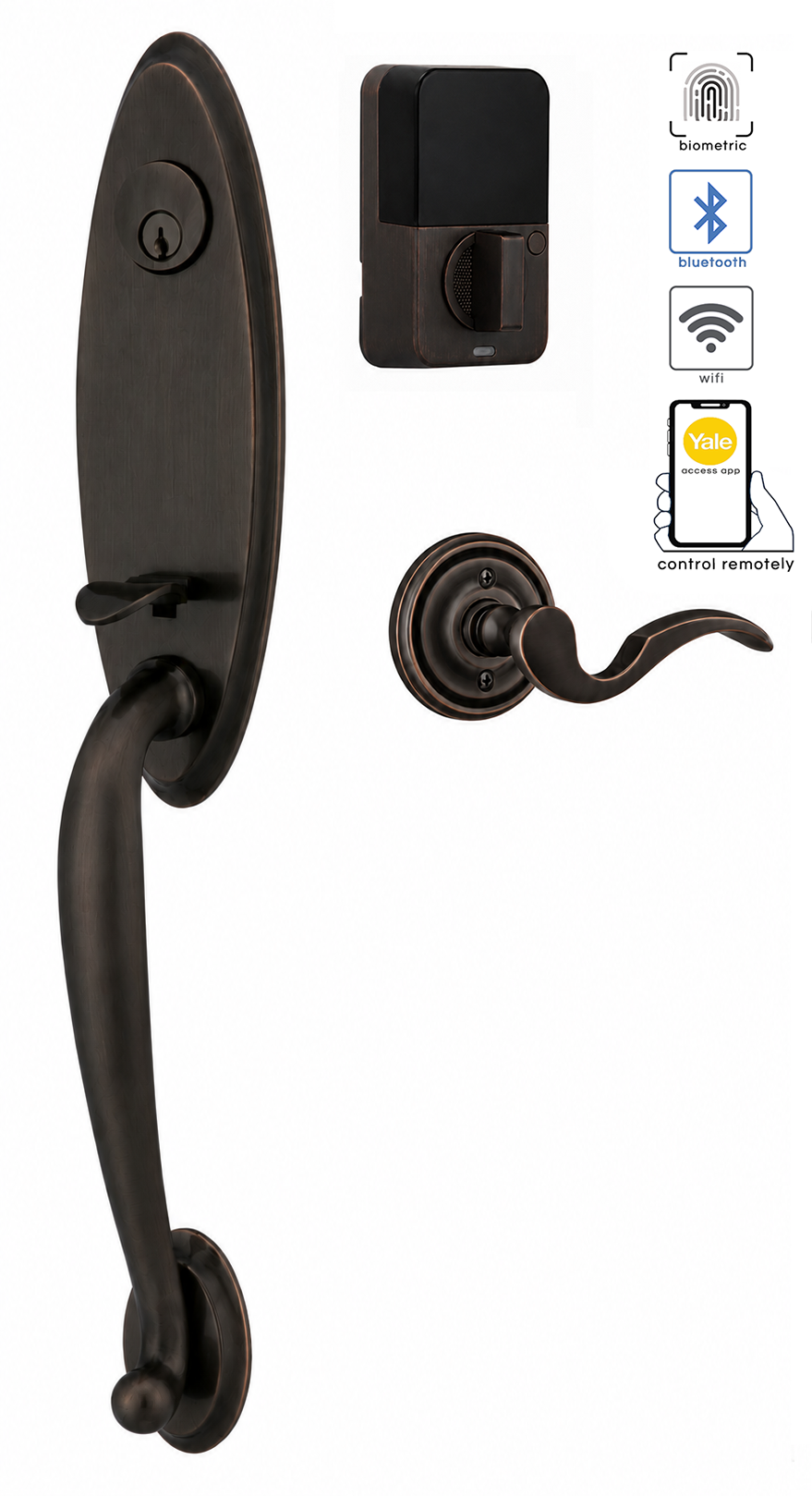 Emtek Marietta Entrance Handleset