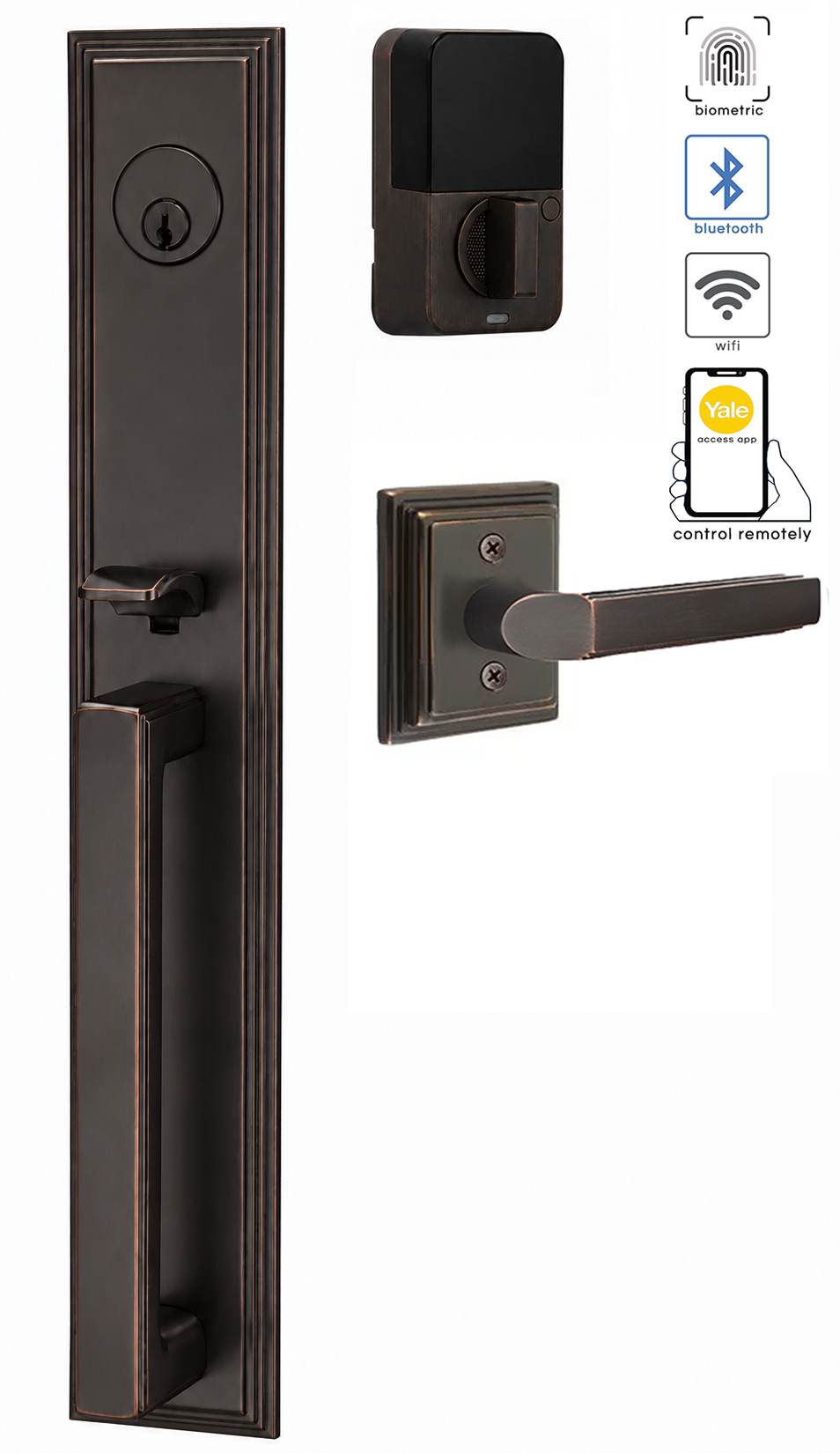 Emtek Melrose Entrance Handleset