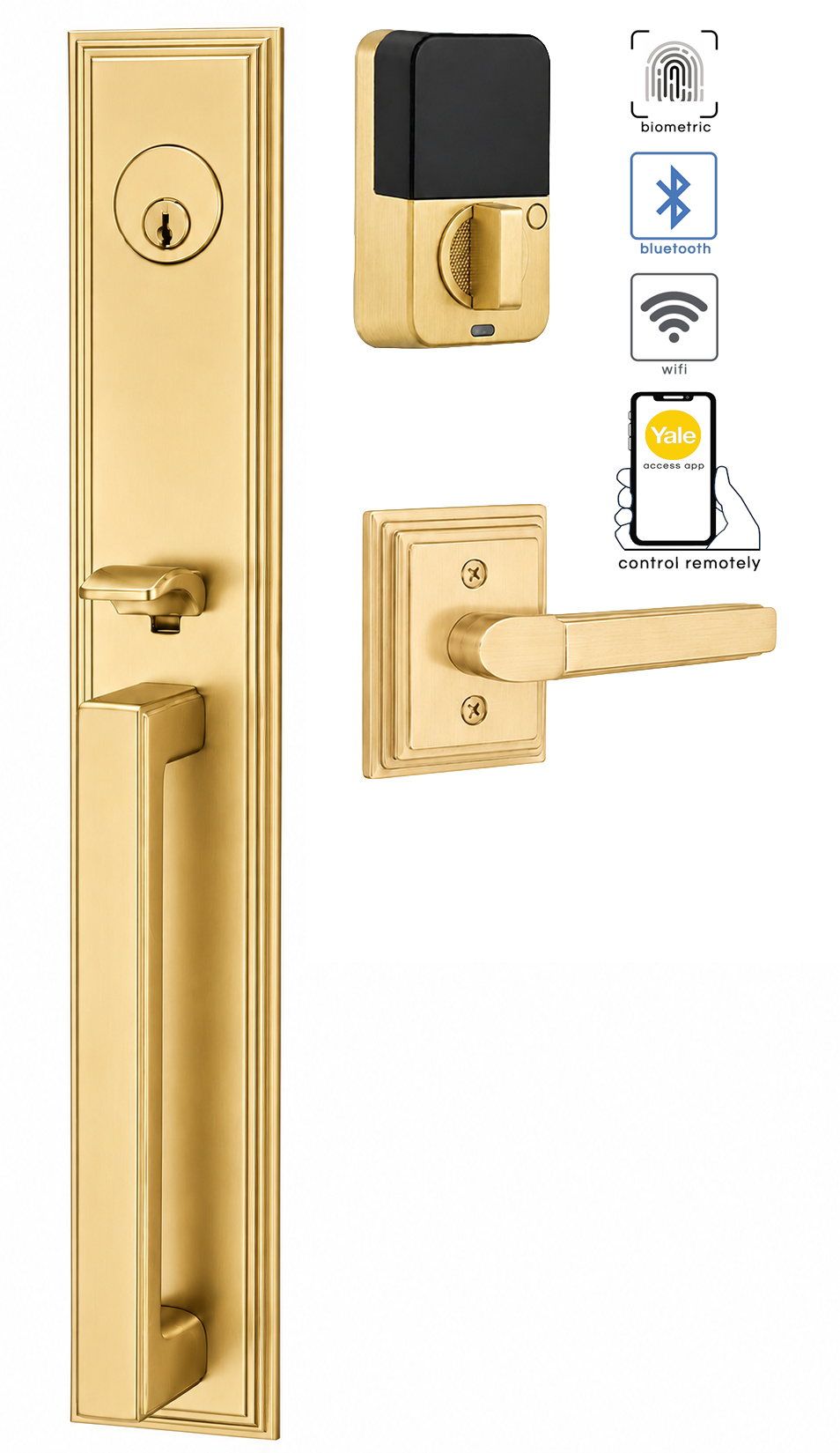 Emtek Melrose Entrance Handleset