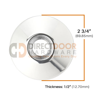 Emtek Brass Modern Door Bell Cover