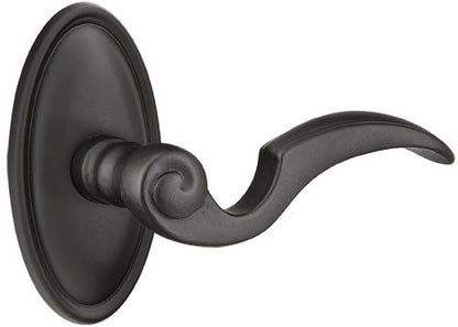 Emtek Napoli Lever with 14 Rosette in Flat Black