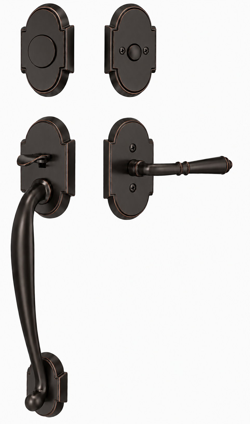 Emtek Nashville Entrance Handleset