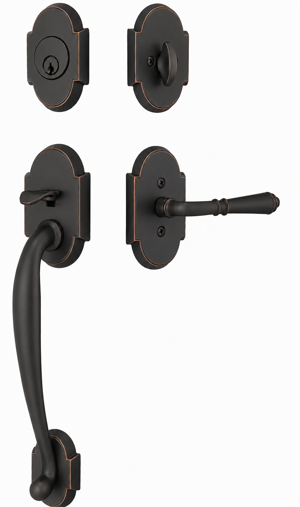 Emtek Nashville Entrance Handleset