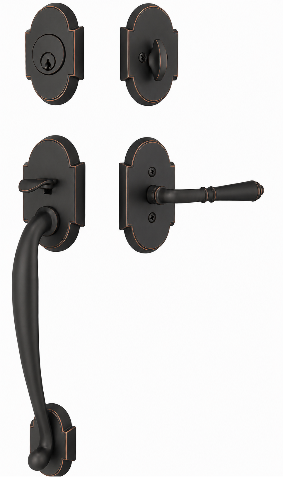 Emtek Nashville Entrance Handleset