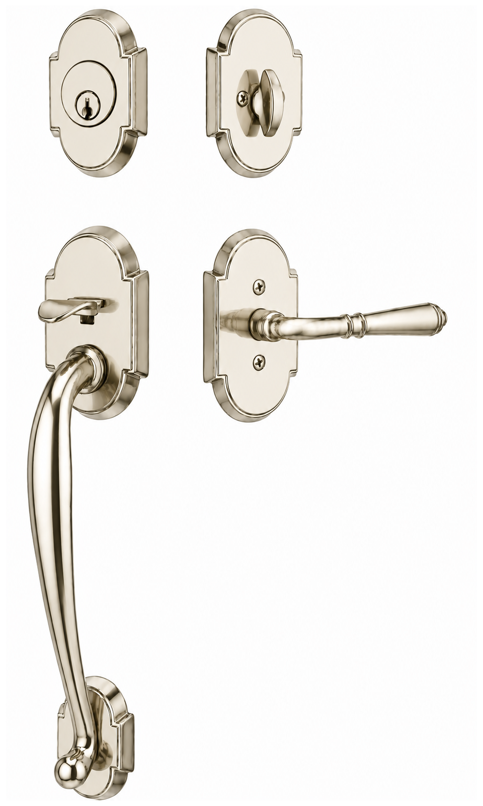 Emtek Nashville Entrance Handleset
