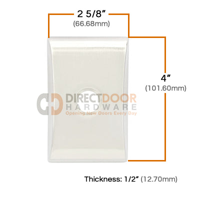 Emtek Brass Neos Door Bell Cover