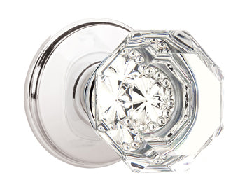 Emtek Old Town Crystal Knob with Watford Rosette