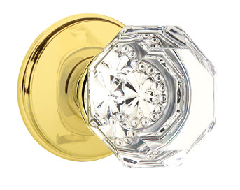 Emtek Old Town Crystal Knob with Watford Rosette
