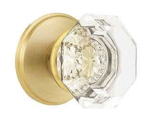 Emtek Old Town Crystal Knob with Watford Rosette