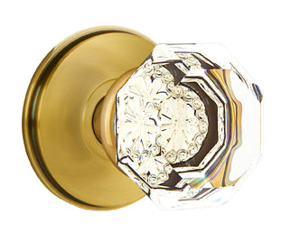 Emtek Old Town Crystal Knob with Watford Rosette