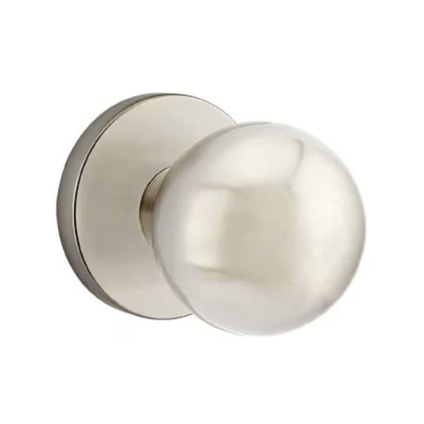 Emtek Orb Interior Mortise Knob with Disk Rosette