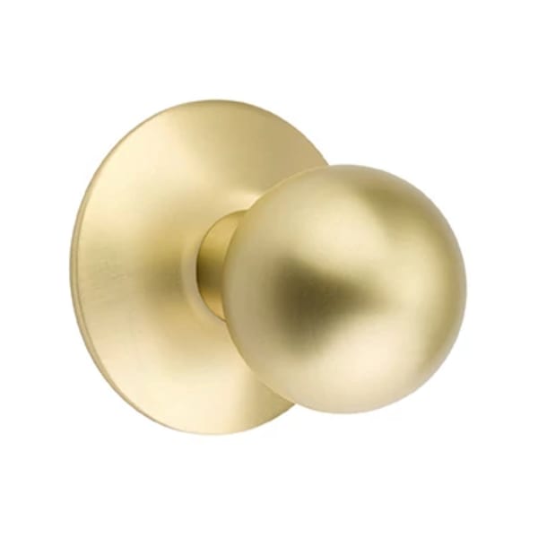 Emtek Orb Interior Mortise Knob with Modern Rosette