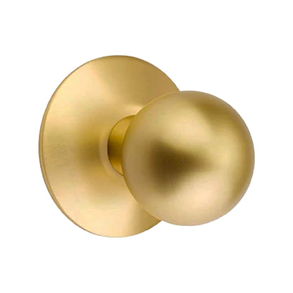 Emtek Round Interior Mortise Knob with Modern Rosette