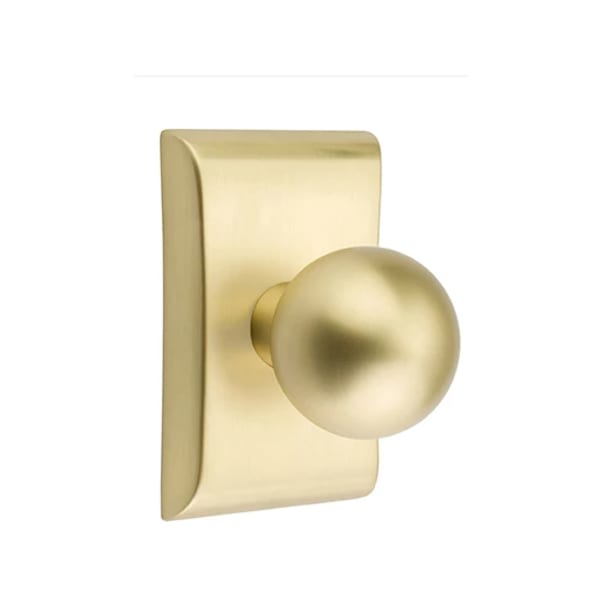 Emtek Orb Interior Mortise Knob with Neos Rosette