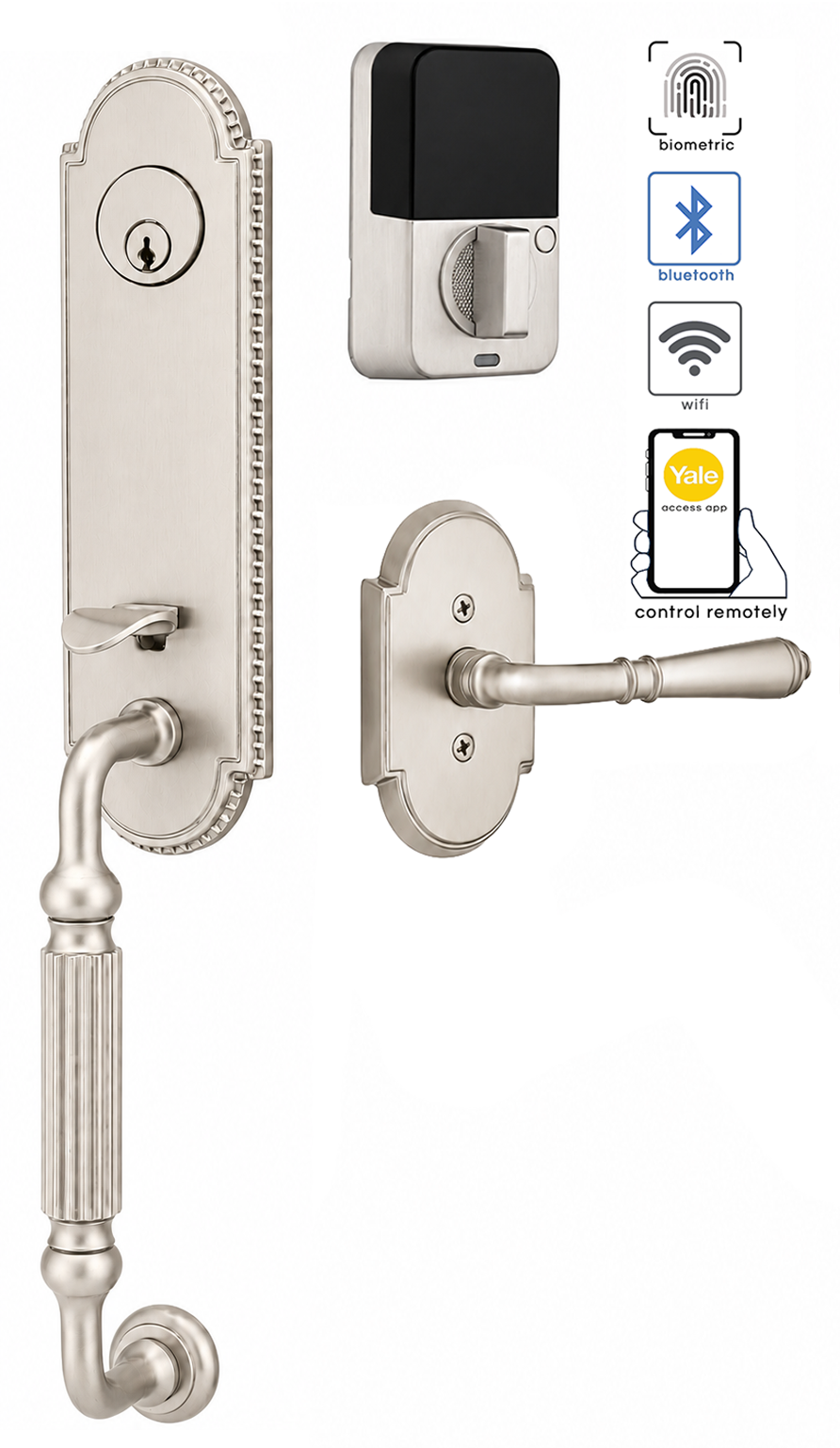 Emtek Orleans Entrance Handleset