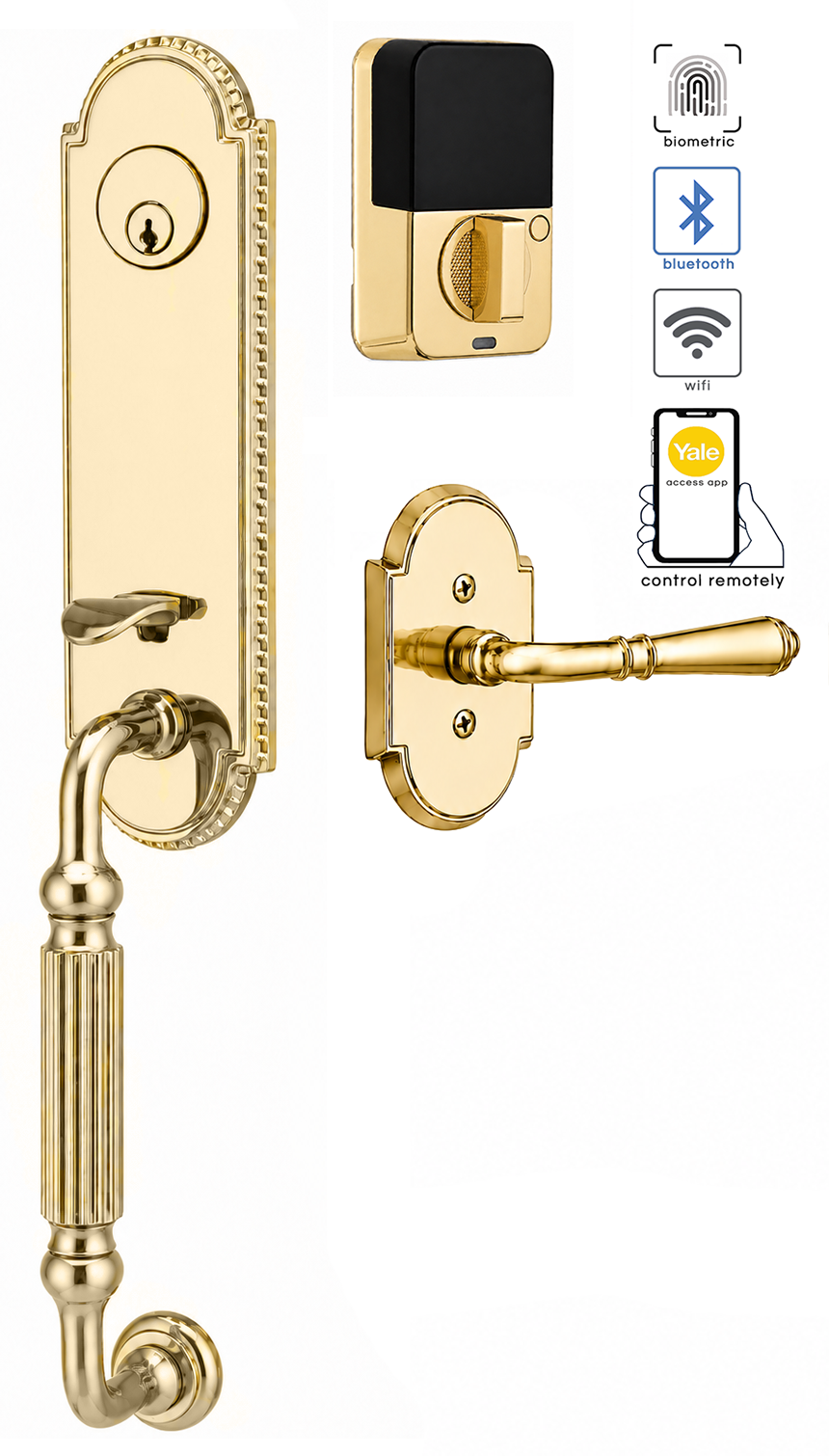 Emtek Orleans Entrance Handleset