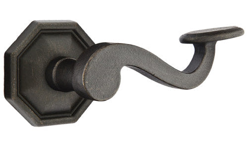Emtek Tuscany Bronze Padua Lever with Style 15 Rosette in Medium Bronze