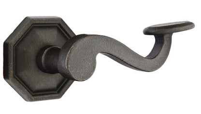 Emtek Tuscany Bronze Padua Lever with Style 15 Rosette in Medium Bronze