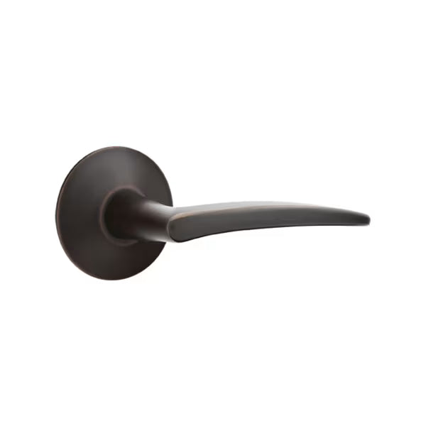 Emtek Poseidon Interior Mortise Lever with Modern Rosette