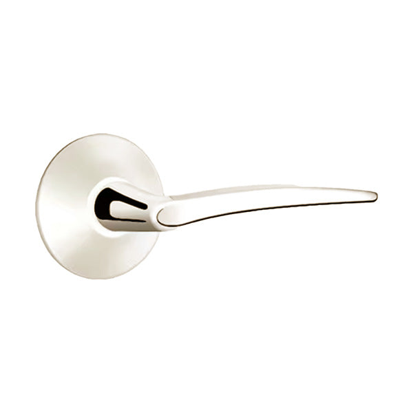 Emtek Poseidon Interior Mortise Lever with Modern Rosette
