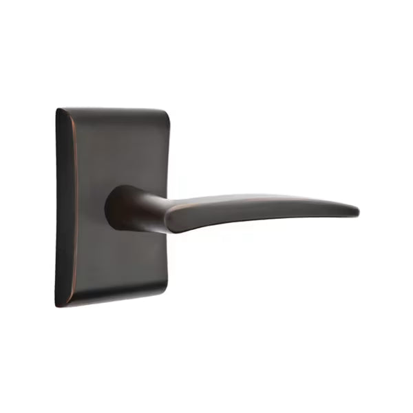 Emtek Poseidon Interior Mortise Lever with Neos Rosette