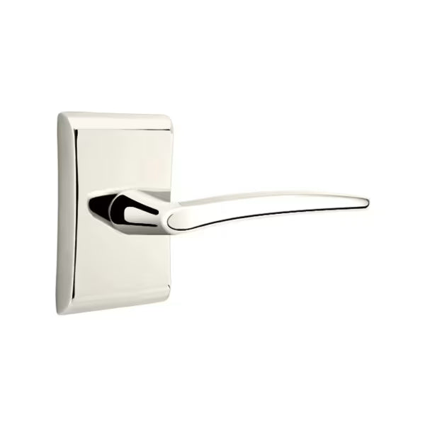 Emtek Poseidon Interior Mortise Lever with Neos Rosette