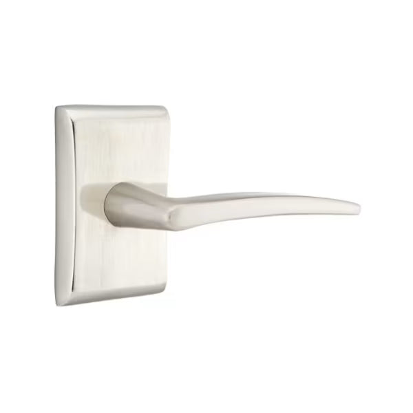 Emtek Poseidon Interior Mortise Lever with Neos Rosette