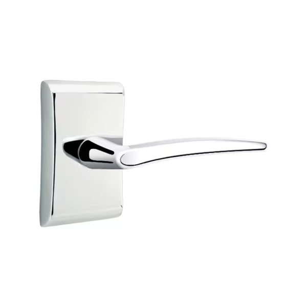 Emtek Poseidon Interior Mortise Lever with Neos Rosette