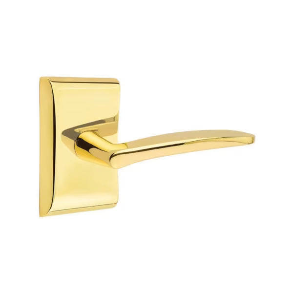 Emtek Poseidon Interior Mortise Lever with Neos Rosette