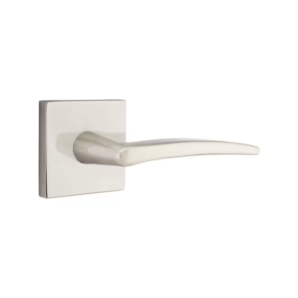 Emtek Poseidon Interior Mortise Lever with Square Rosette